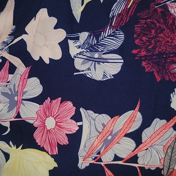 Yumi Kim Tropical Fiesta Off the Shoulder Long Sleeve Top Floral Small - Picture 3 of 9